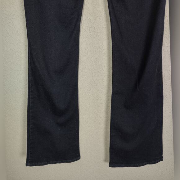 BCBGeneration Flared Dark Wash Blue Jeans Size 28 - Picture 12 of 13